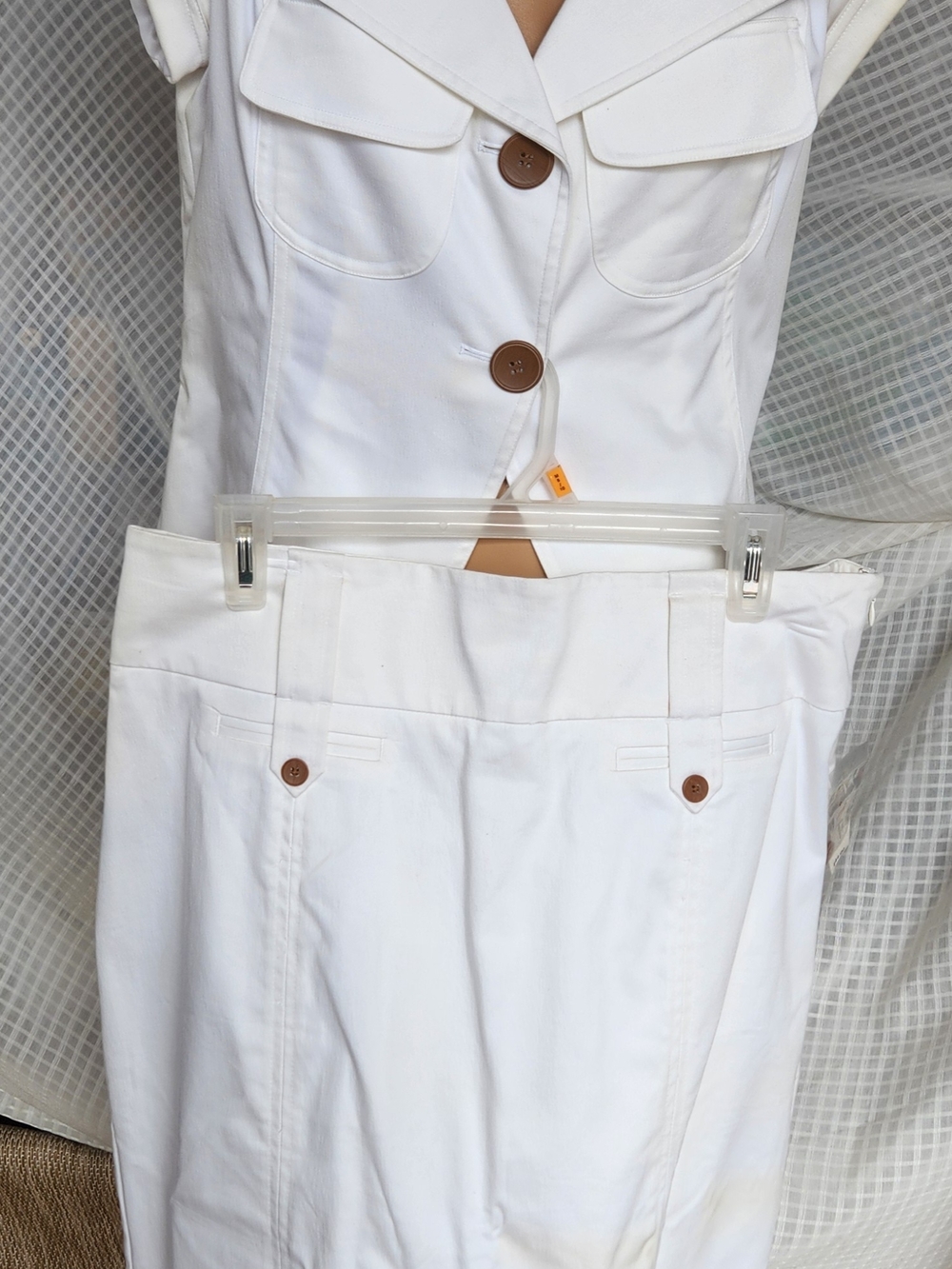 Worthington jcpenney White High-Waist Pencil Skirt
